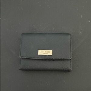 Kate Spade Black Saffiano Leather Card Case